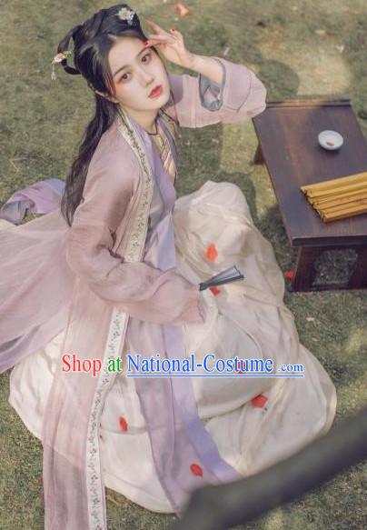 Ancient Chinese Women Clothing Traditional Hanfu Hanbok Kimono Dress National Costume Dresses Complete Set