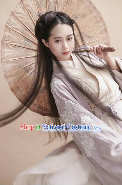 Ancient Chinese Women Clothing Traditional Hanfu Hanbok Kimono Dress National Costume Dresses Complete Set