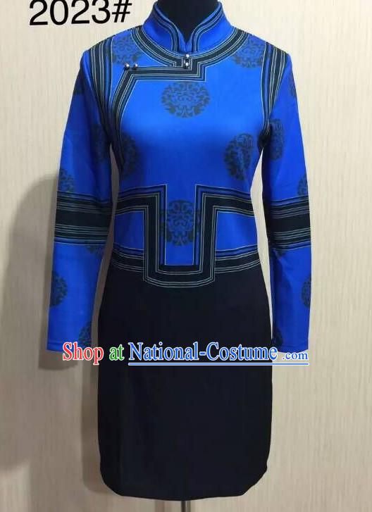 Chinese Mongolian Minority Mongol Women Dress Mongolia Minority Dresses Ethnic Mongolian Costume Complete Set