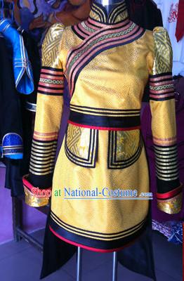 Chinese Mongolian Minority Mongol Women Dress Mongolia Minority Dresses Ethnic Mongolian Costume Complete Set