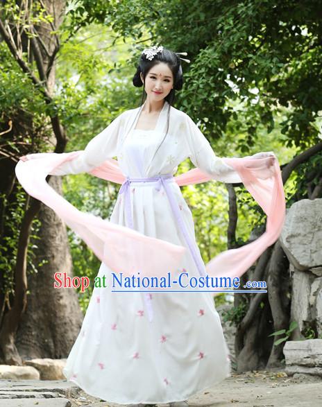 Ancient Chinese Women Dresses Hanfu Girls China Classical Clothing Histroical Dress Traditional National Costume Complete Set