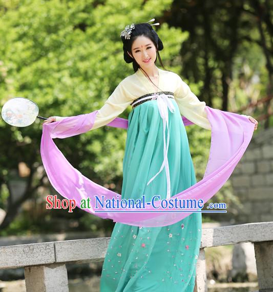 Ancient Chinese Women Dresses Hanfu Girls China Classical Clothing Histroical Dress Traditional National Costume Complete Set