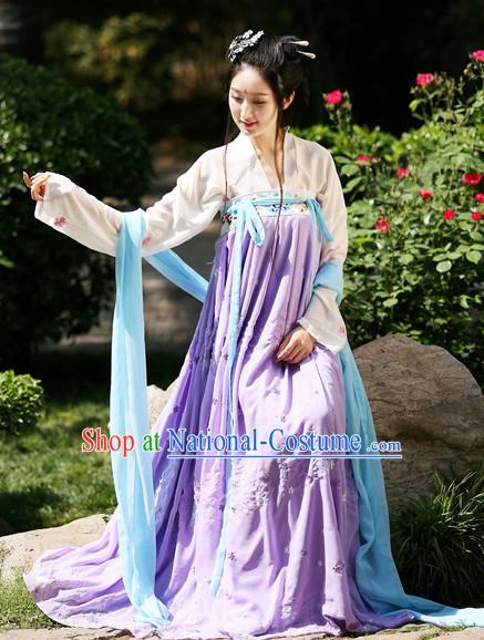 Ancient Chinese Women Dresses Hanfu Girls China Classical Clothing Histroical Dress Traditional National Costume Complete Set