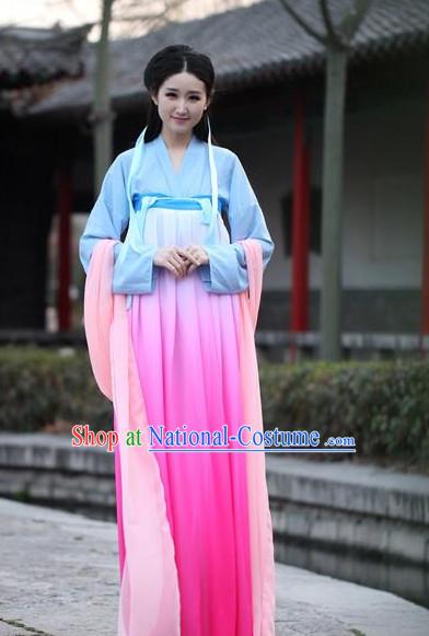 Ancient Chinese Women Dresses Pink Hanfu Girls China Classical Clothing Histroical Dress Traditional National Costume Complete Set