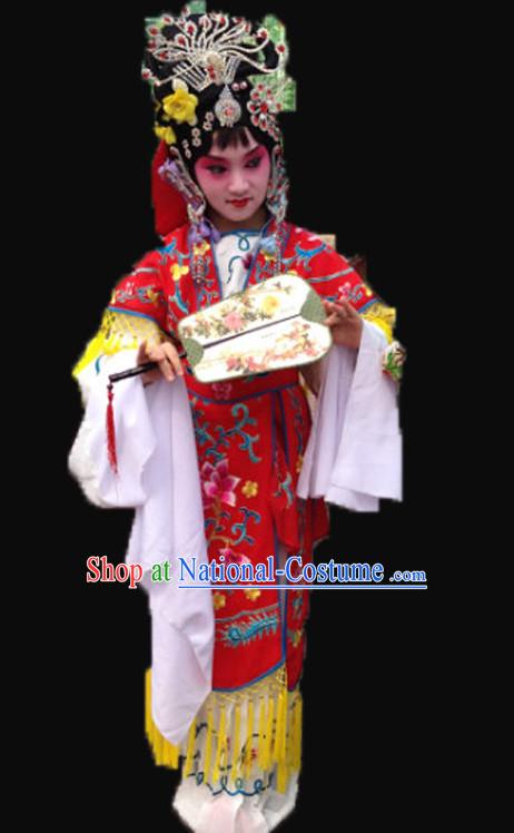 Ancient Chinese Children Opera Costumes Peking Opera Costume Historical Dress Traditional National Costume Complete Set