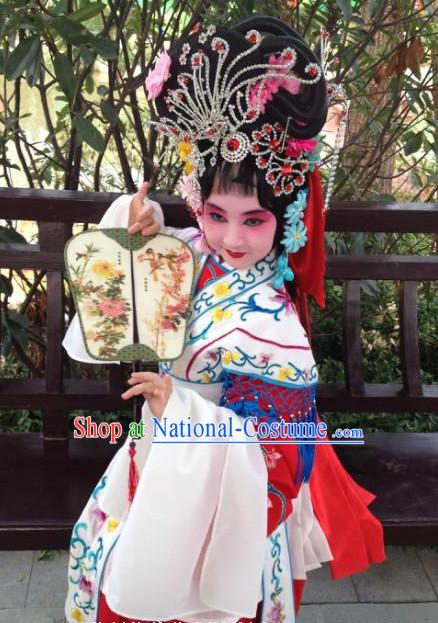 Ancient Chinese Children Opera Costumes Peking Opera Costume Historical Dress Traditional National Costume Complete Set