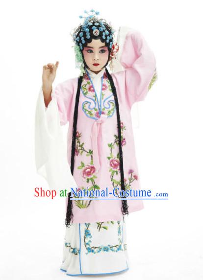 Ancient Chinese Children Opera Costumes Peking Opera Official Costume Historical Dress Traditional National Costume Complete Set