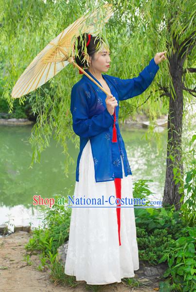 Classical Dance Chinese Clothes Drama Performance Hanfu for Women