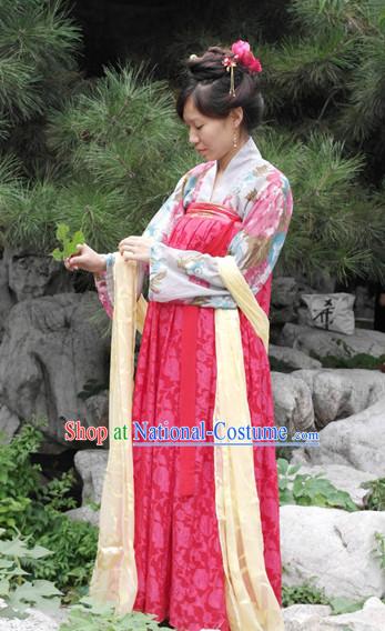 Classical Dance Chinese Clothes Drama Performance Hanfu for Women