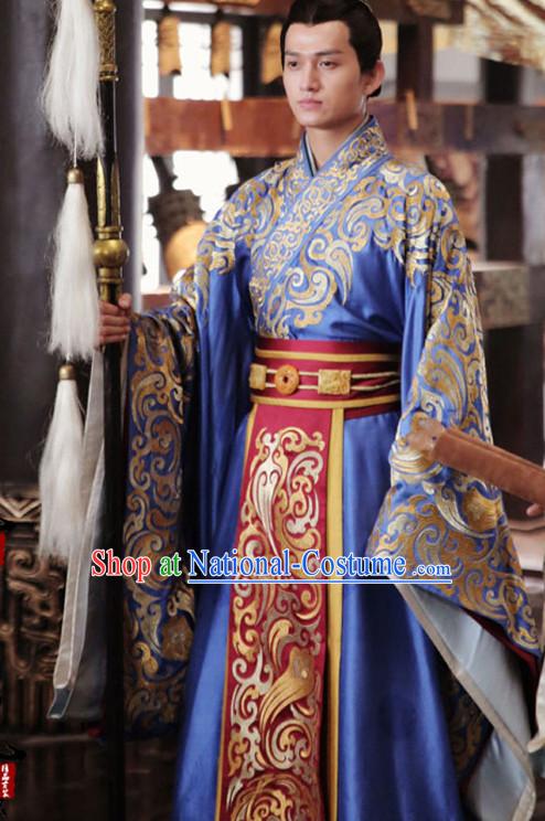 Chinese Prince Drama Performance Hanfu Festival Traditional Chinese Film Dress Rental Garment