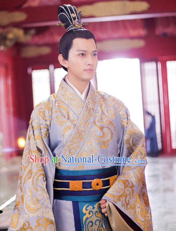 Chinese Prince Drama Performance Hanfu Festival Traditional Chinese Film Dress Rental Garment