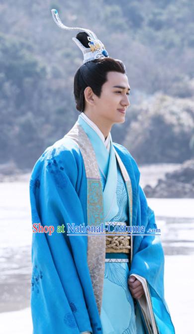 Chinese Prince Drama Performance Hanfu Festival Traditional Chinese Film Dress Rental Garment