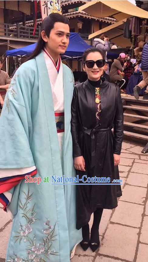 Chinese Emperor Drama Performance Hanfu Festival Traditional Chinese Film Dress Rental Garment