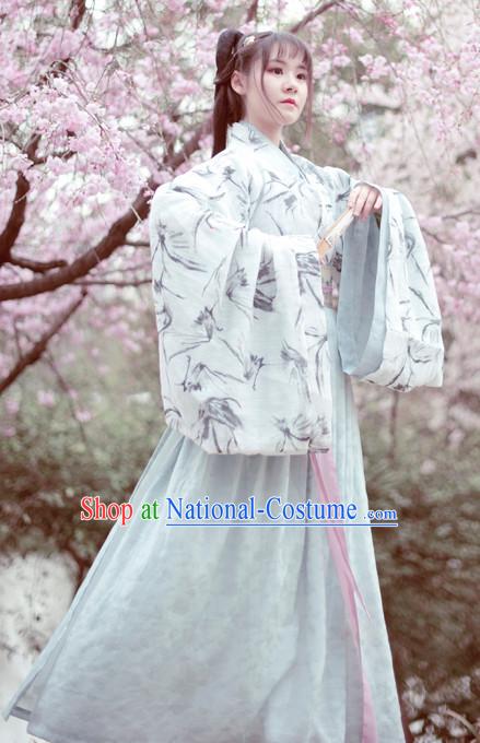 Chinese Han Dynasty Princess Hanfu Drama Performance Festival Celebration China Film Beauty Dress Rental Garment and Headpieces