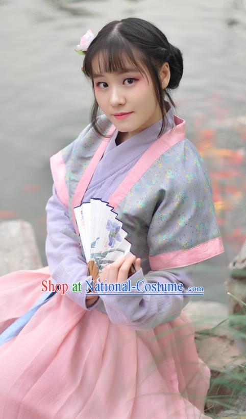 Chinese Han Dynasty Princess Hanfu Drama Performance Festival Celebration China Film Beauty Dress Rental Garment and Headpieces