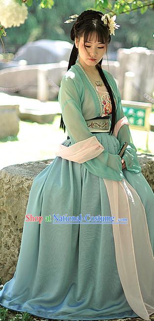 Chinese Han Dynasty Princess Hanfu Drama Performance Festival Celebration China Film Beauty Dress Rental Garment and Headpieces