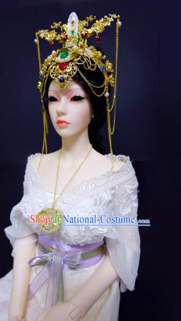 Chinese Traditional Headwear Headdress Hairpiece Hair Ornaments Head Pieces