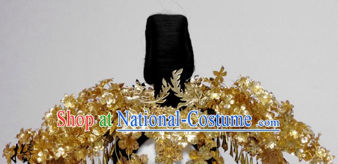 Chinese Traditional Empress Headwear Princess Headdress Imperial Hairpiece Palace Hair Ornaments Royal Head Pieces Set