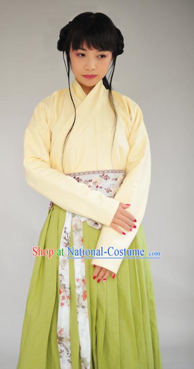 Chinese Clothes Classical Dance Drama Performance Hanfu Chinese Hakama Traditional Dress Quju Supreme Ancient Chinese Costume Complete Set