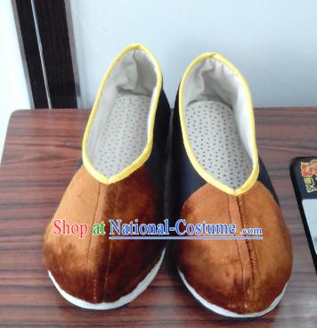 Chinese Shoes Wedding Shoes Kung Fu boots Wushu Shoes Mens Shoes Opera Shoes Hanfu Shoes Embroidered Shoes Monk Shoes