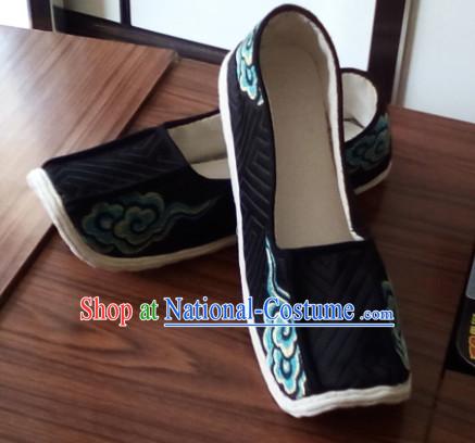 Chinese Shoes Wedding Shoes Kung Fu boots Wushu Shoes Mens Shoes Opera Shoes Hanfu Shoes Embroidered Shoes Monk Shoes