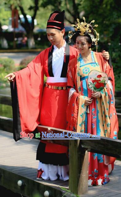 Traditional Chinese Ancient Tang Dynasty Clothing Imperial Wedding Dresses Beijing Classical Chinese Bridal Clothing for Bridegrooms