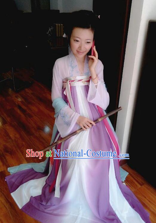 Traditional Chinese Ancient Tang Dynasty Clothing Imperial Dresses Beijing Classical Chinese Hanfu Clothing for Women