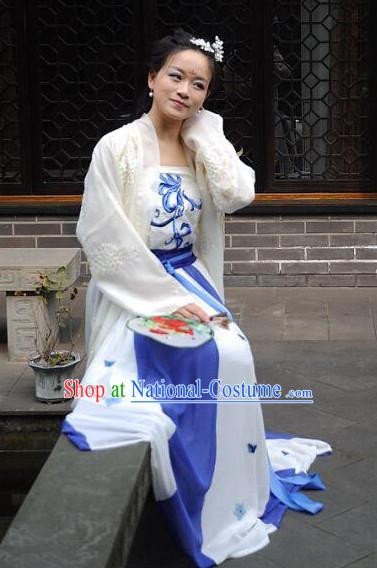 Traditional Chinese Ancient Tang Dynasty Dragon Robe Clothing Imperial Dresses Beijing Classical Chinese Clothing for Women