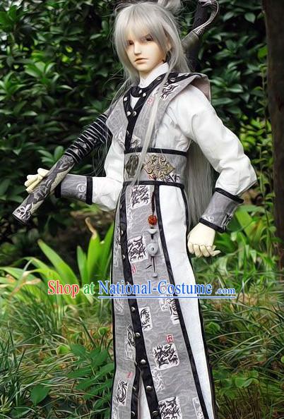 Men Dress Stage Performance Dresses Traditional Chinese Mandarin Clothing Hanfu Costume