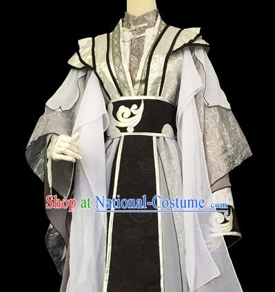 Men Dress Palace Stage Performance Dresses Traditional Chinese Mandarin Clothing Hanfu Costume