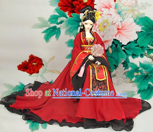 Women Empress Dress Palace Stage Performance Dresses Traditional Chinese Mandarin Clothing Hanfu Costume