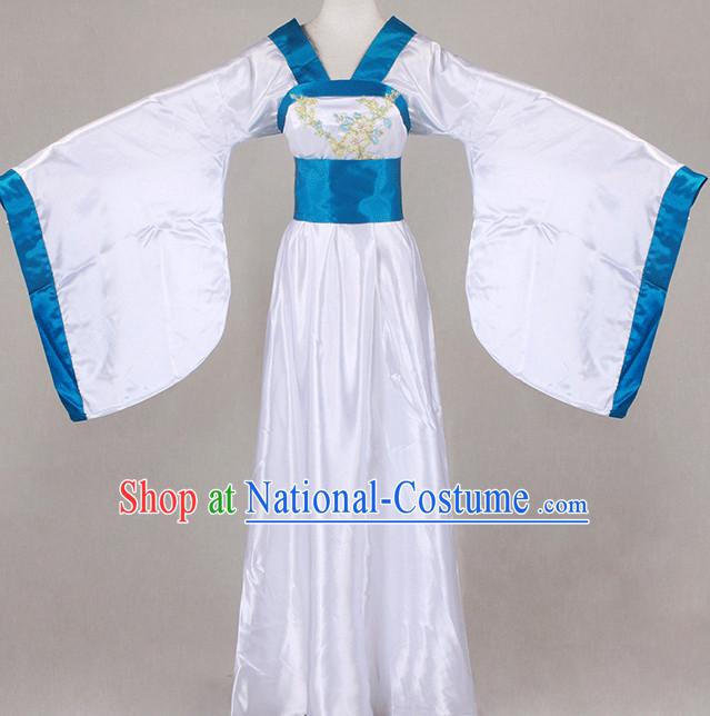 Traditional Chinese Wide Sleeve Clothing Han Fu Dresses Beijing Classical China Clothing for Women