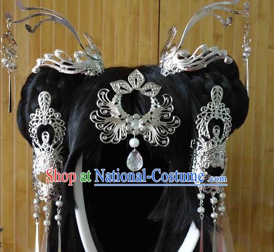 Traditional Chinese Headpiece Headdress Hair Decorations Hair Sticks Head Gear Hair Decoration Set