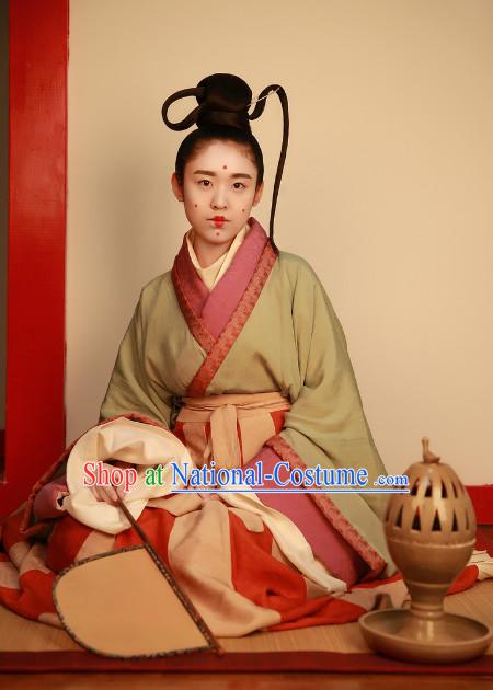 Chinese Ancient Female Clothing Complete Set