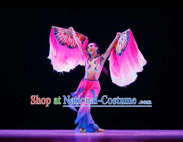 Traditional Chinese Yangge, Fan Dancing Wholesale Costume, Folk Dance Yangko Costume, Traditional Chinese Dancewear for Women