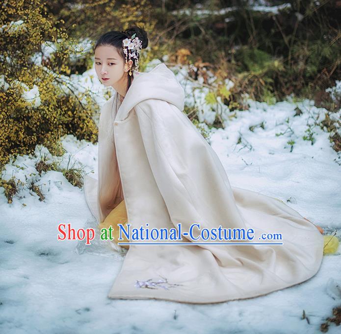 Traditional Classic Women Clothing, Traditional Classic Chinese Cloak, Chinese Ancient Style Embroidered Cape for Women