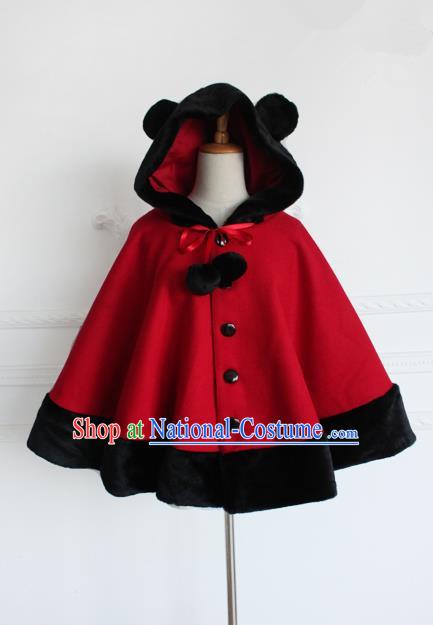 Traditional Classic Women Clothing Cloak, Traditional Classic Short Woolen Cape for Women