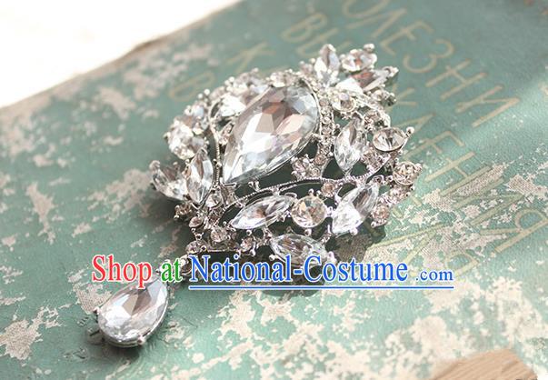 Traditional Classic Women Jewelry Accessories, Traditional Classic Gothic Restoring Ancient Crystal Brooch for Women