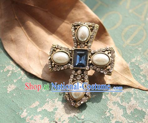 Traditional Classic Women Jewelry Accessories, Traditional Classic Gothic Restoring Ancient Crystal Brooch for Women