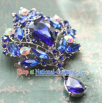 Traditional Classic Women Jewelry Accessories, Traditional Classic Gothic Restoring Ancient Crystal Brooch for Women