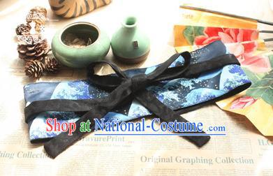 Traditional Japanese Restoring Ancient Kimono Wide Belt, China Kimono improved Waist Closure for Women