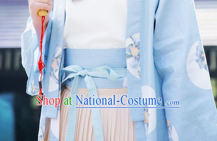 Traditional Japanese Restoring Ancient Kimono Wide Belt, China Kimono improved Double Waist Closure for Women