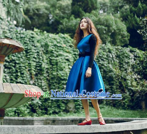 Traditional Classic Elegant Women Costume One-Piece Dress, Restoring Ancient Princess Jumper Simple Giant Swing Sundress for Women