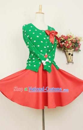 Traditional Classic Elegant Women Costume Half Skirt, Restoring Ancient Princess Christmas Short Skirt for Women