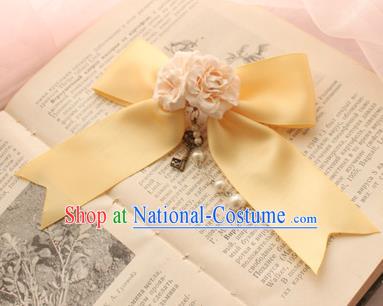 Traditional Classic Ancient Jewelry Accessories Restoring Brooch, Elegant Gothic Bowknot Flower Breastpin for Women