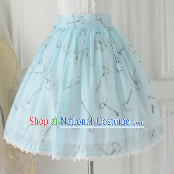 Traditional Classic Elegant Women Costume Bust Skirt, Restoring Ancient Princess Organza Sweet Giant Swing Skirt for Women