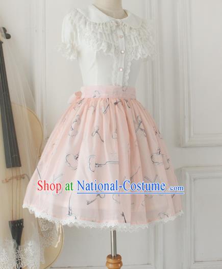 Traditional Classic Elegant Women Costume Bust Skirt, Restoring Ancient Princess Organza Sweet Giant Swing Skirt for Women