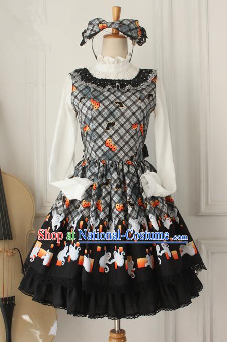 Traditional Classic Elegant Women Costume One-Piece Dress, Restoring Ancient Princess Halloween Jumper Skirt for Women