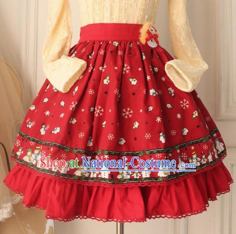 Traditional Classic Elegant Women Costume Bust Skirt, Restoring Ancient Princess Christmas Giant Swing Skirt for Women