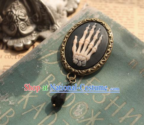 Traditional Classic Ancient Jewelry Accessories Restoring Brooch, Elegant Gothic Relief Breastpin for Women